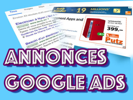 Annonces Google Ads réalisées par bienvu